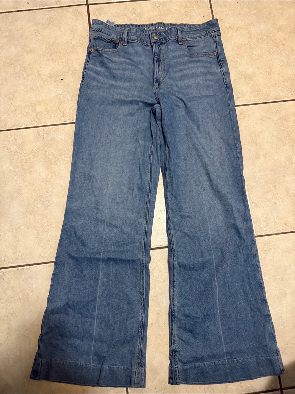 American Eagle Outfitters X-Long Stretch Wide-Leg Jeans